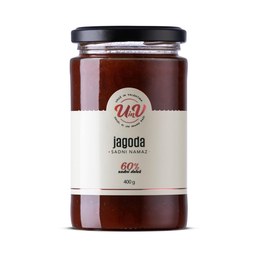 U IN V Namaz sadni jagoda 400 g - Akcija v trgovini Spar