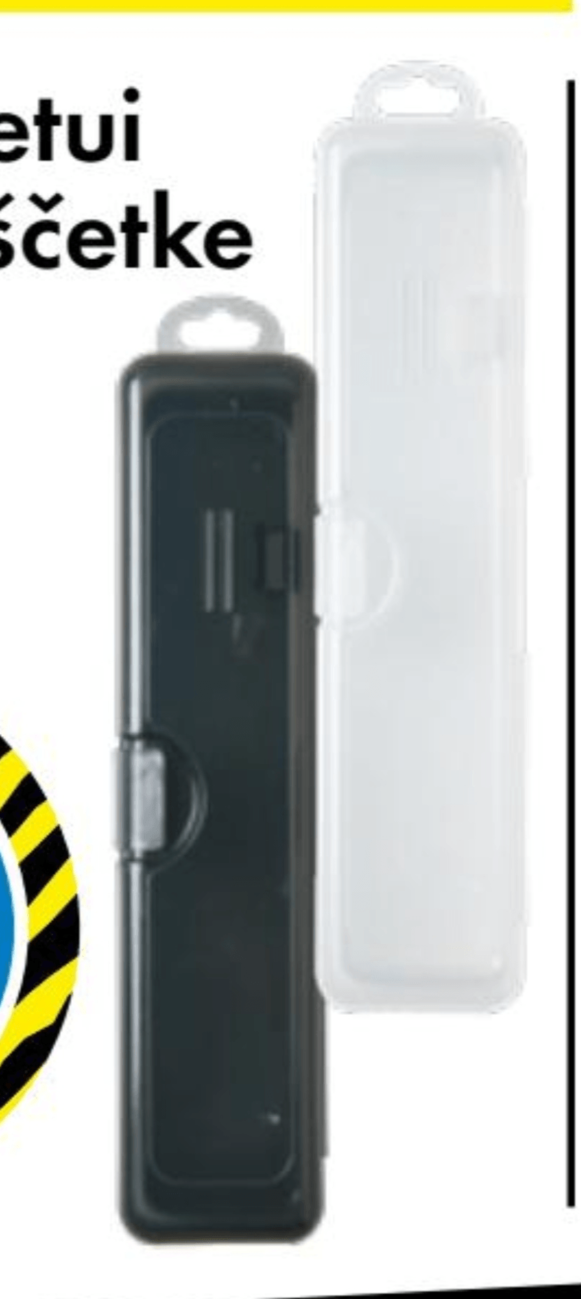 Potovalni etui za zobne ščetke - Akcija v trgovini Tedi