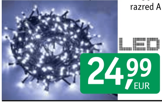 Novoletne LED lučke 500/1 - Akcija v trgovini Jager