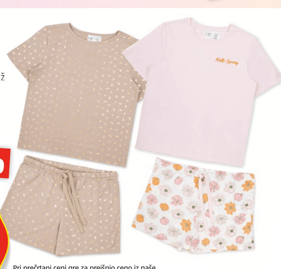 UP2FASHION Women ženska pižama - Akcija v trgovini Hofer