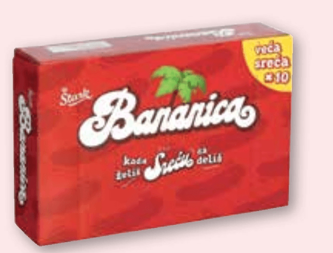 Stark Čokoladne bananice 430 g - Akcija v trgovini Spar