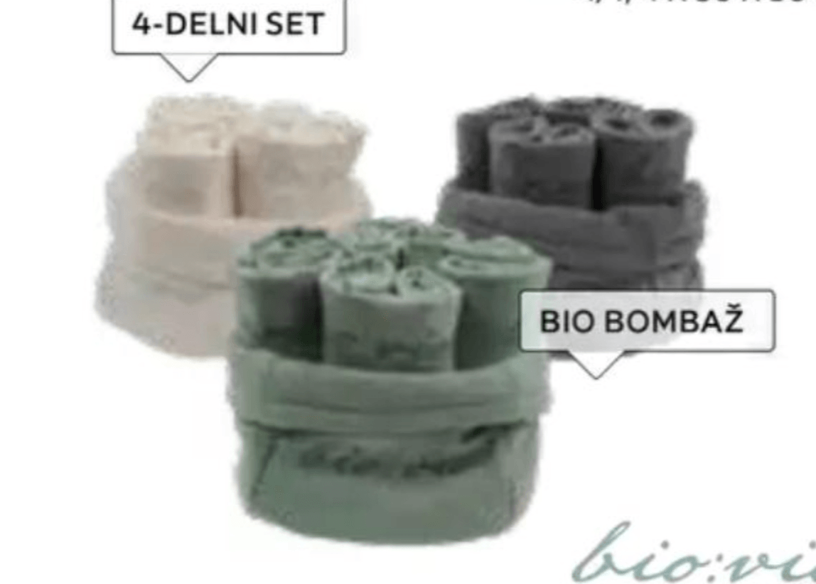 Set brisač Bonita 4/1, 4 X 30 X 30 cm bio:vio - Akcija v trgovini Lesnina