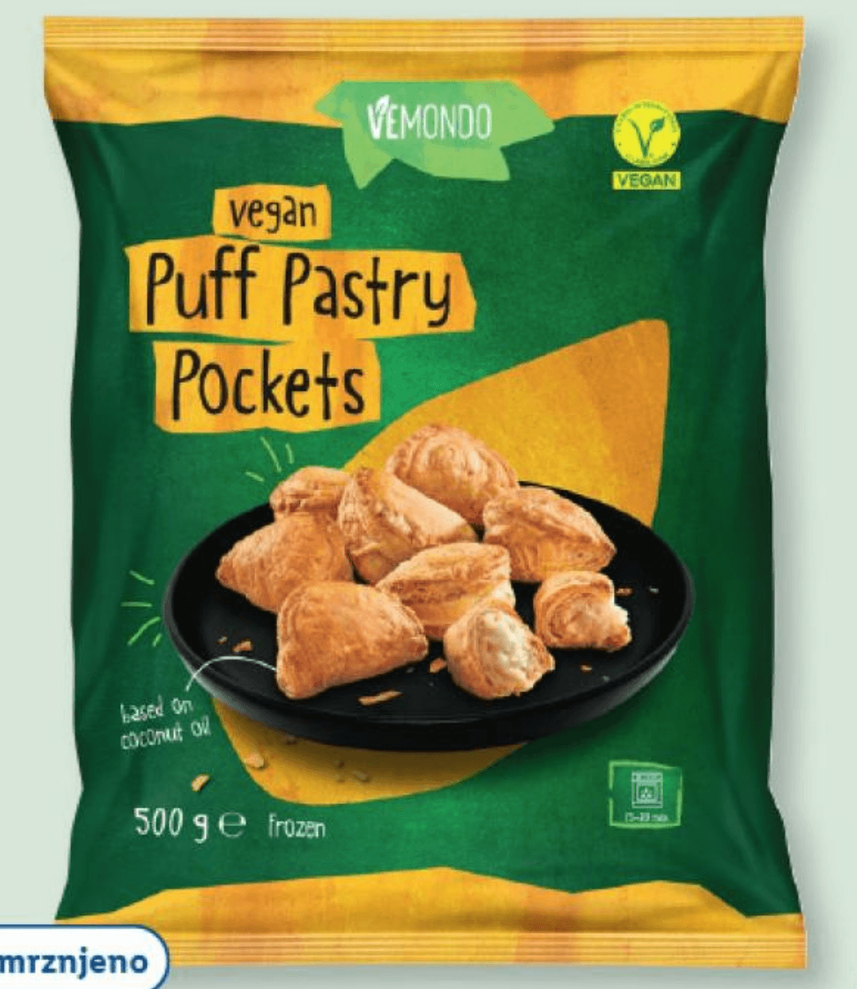 VEMONDO Veganski žepki s sirnim nadomestkom 500 g - Akcija v trgovini Lidl