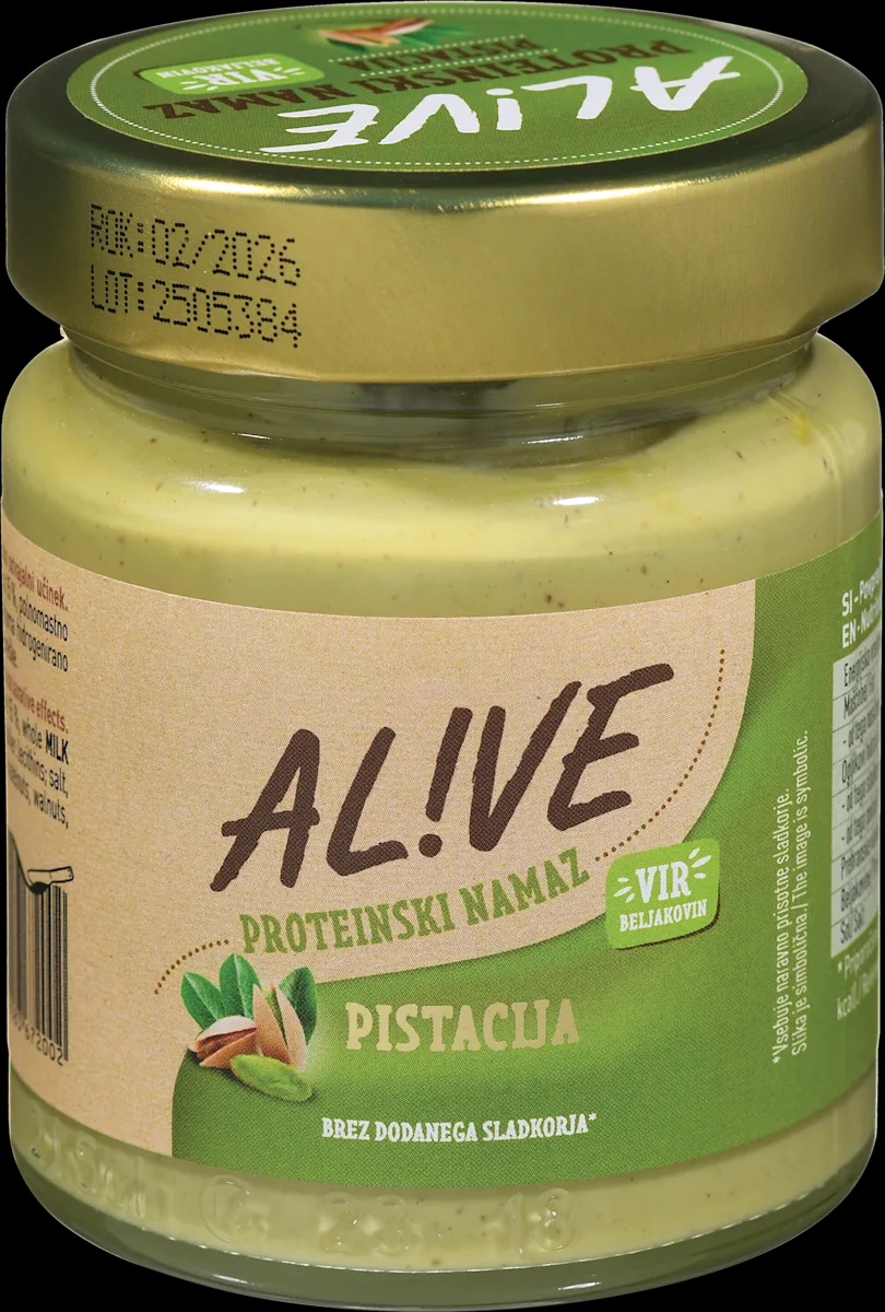 Proteinski namaz Spread Alive 200 g - Akcija v trgovini Mercator