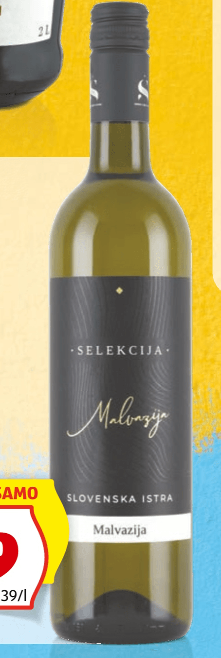 Selekcija Malvazija 0,75 l - Akcija v trgovini Hofer