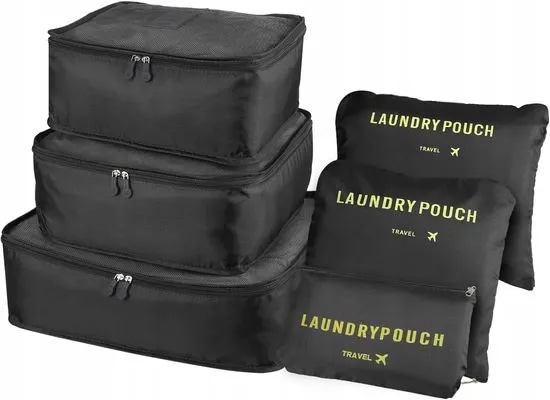 Komplet potovalnih organizatorjev 5 kosov - Akcija v trgovini Pepco