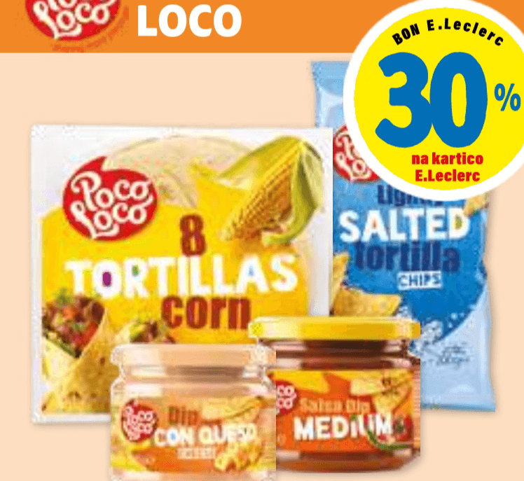 VSI IZDELKI POCO LOCO - Akcija v trgovini E.Leclerc