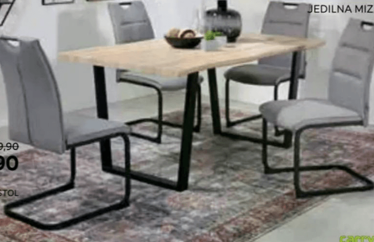 Jedilna miza 200 X 76 X 100 cm carryhome. Akcija v trgovini Lesnina