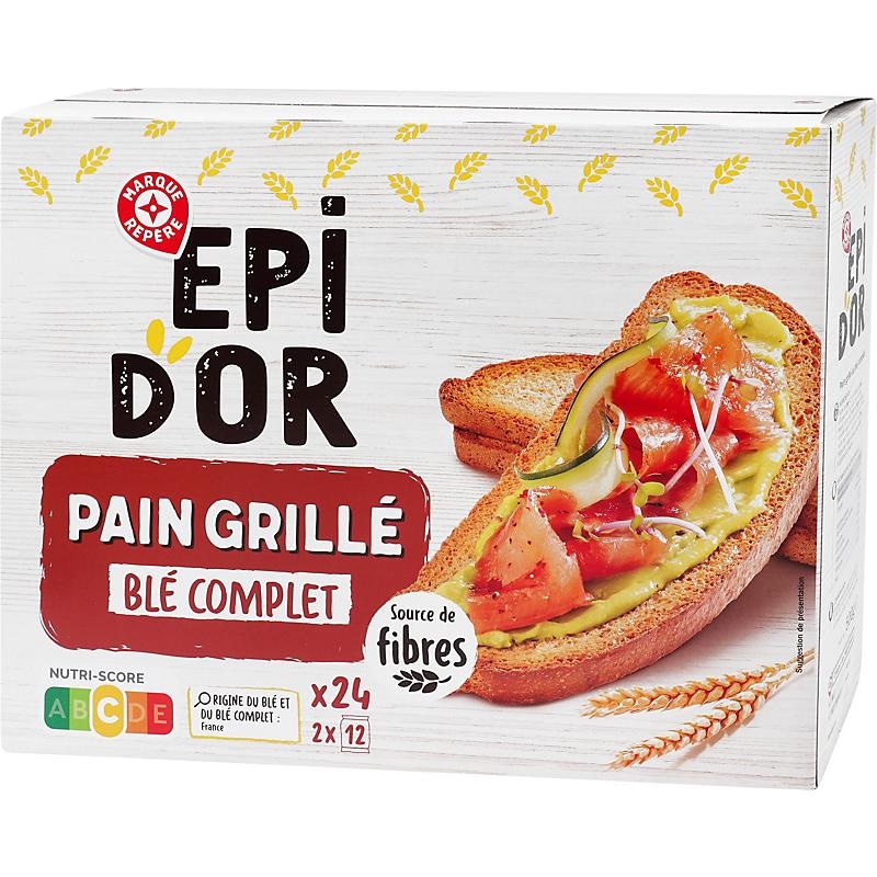 Toast Epi D'or 500 g - Akcija v trgovini E.Leclerc