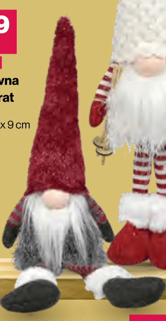 Dekorativna figura škrat - Akcija v trgovini Mercator