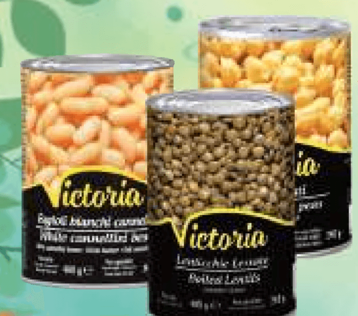 Leča, čičerika ali beli fižol Cannellin Victoria 400 g - Akcija v trgovini E.Leclerc