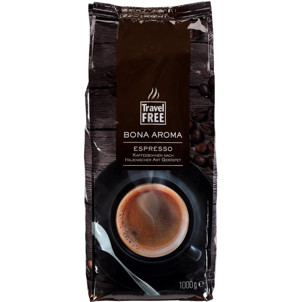 Travel Free Bona Aroma Espresso 1000 g - Akcija v trgovini Regal Shop