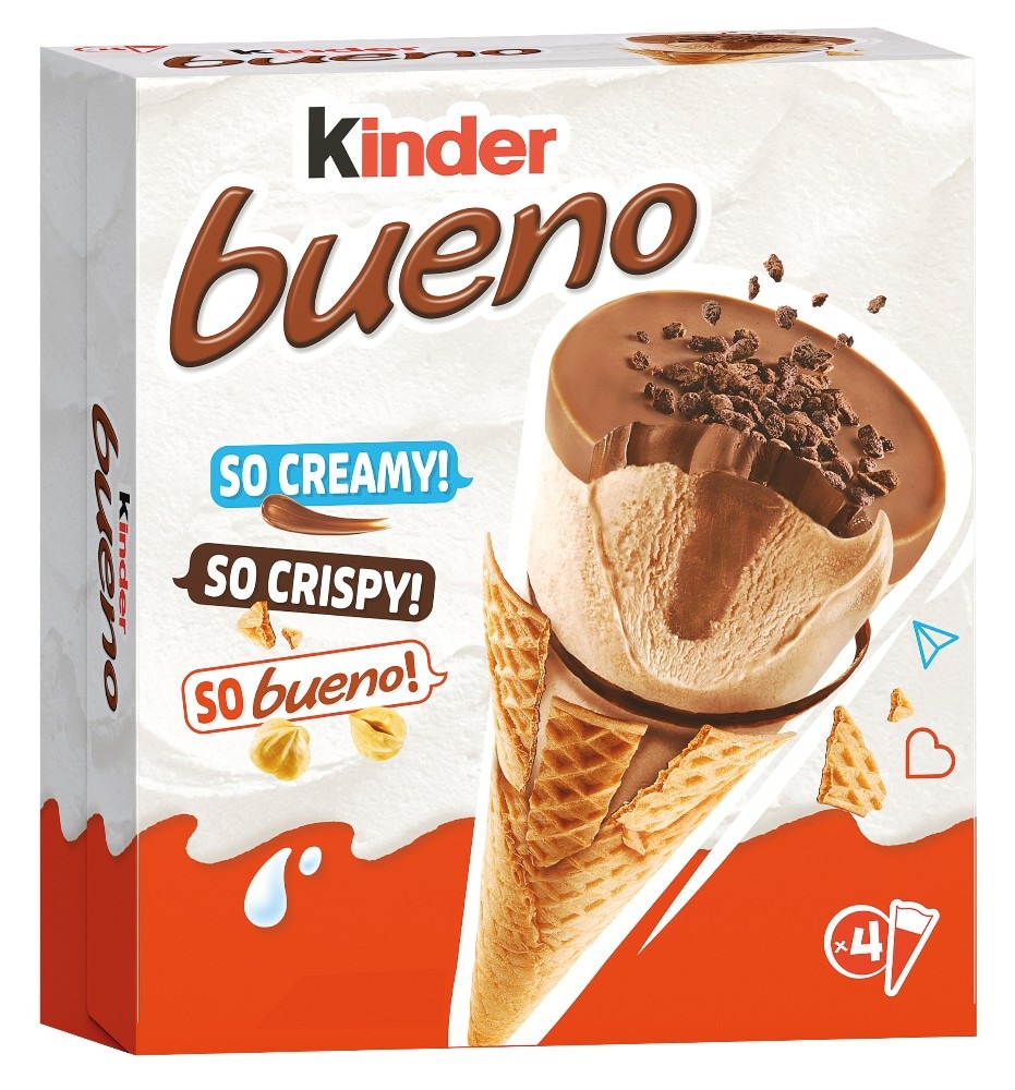 Kinder Bueno sladoled 4 x 62 g - Akcija v trgovini Lidl
