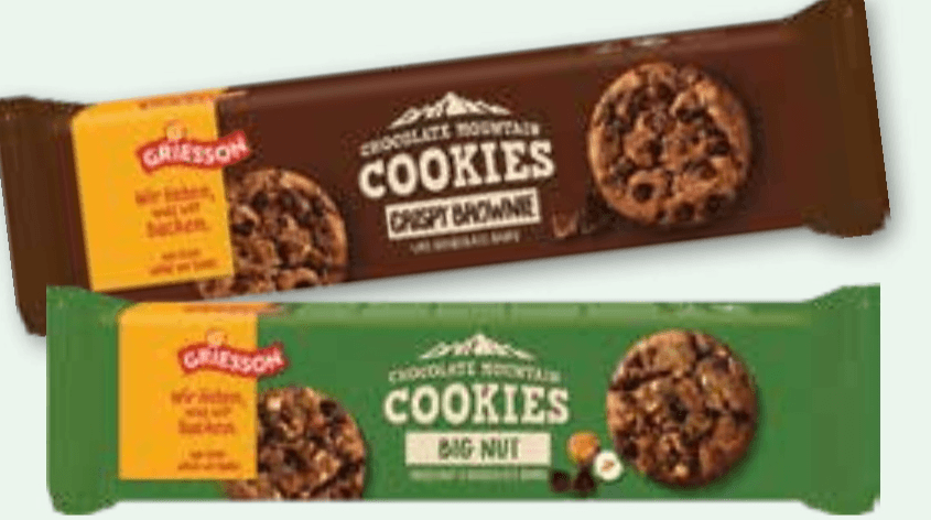 Keksi Griesson Chocolate Mountain 150 g - Akcija v trgovini Tuš