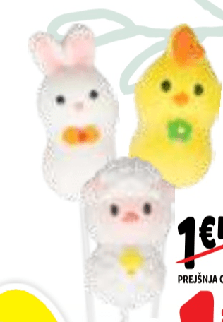 Velikonočna marshmallow lizika Relkon 25 g - Akcija v trgovini E.Leclerc