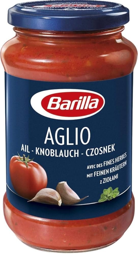 Omaka Barilla Aglio 400 g - Akcija v trgovini Mercator