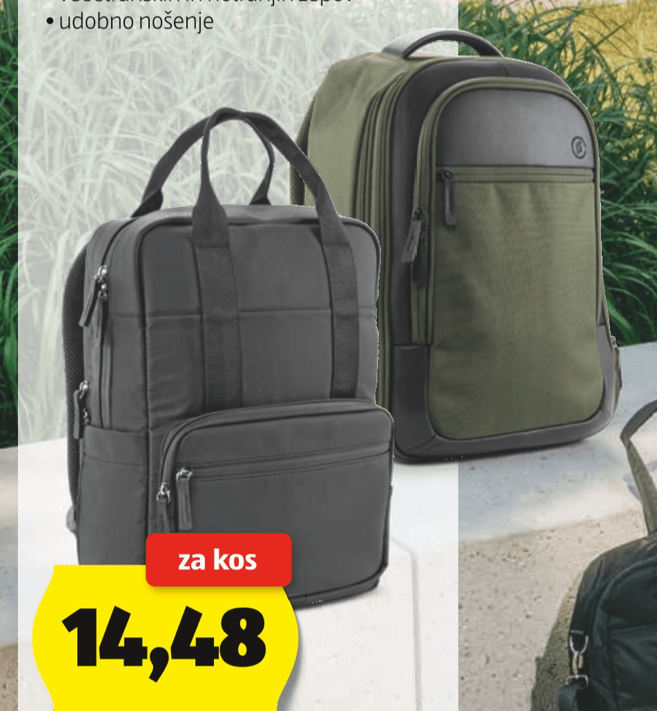 Live in Style poslovni nahrbtnik/torba za prenosnik Akcija v trgovini Hofer