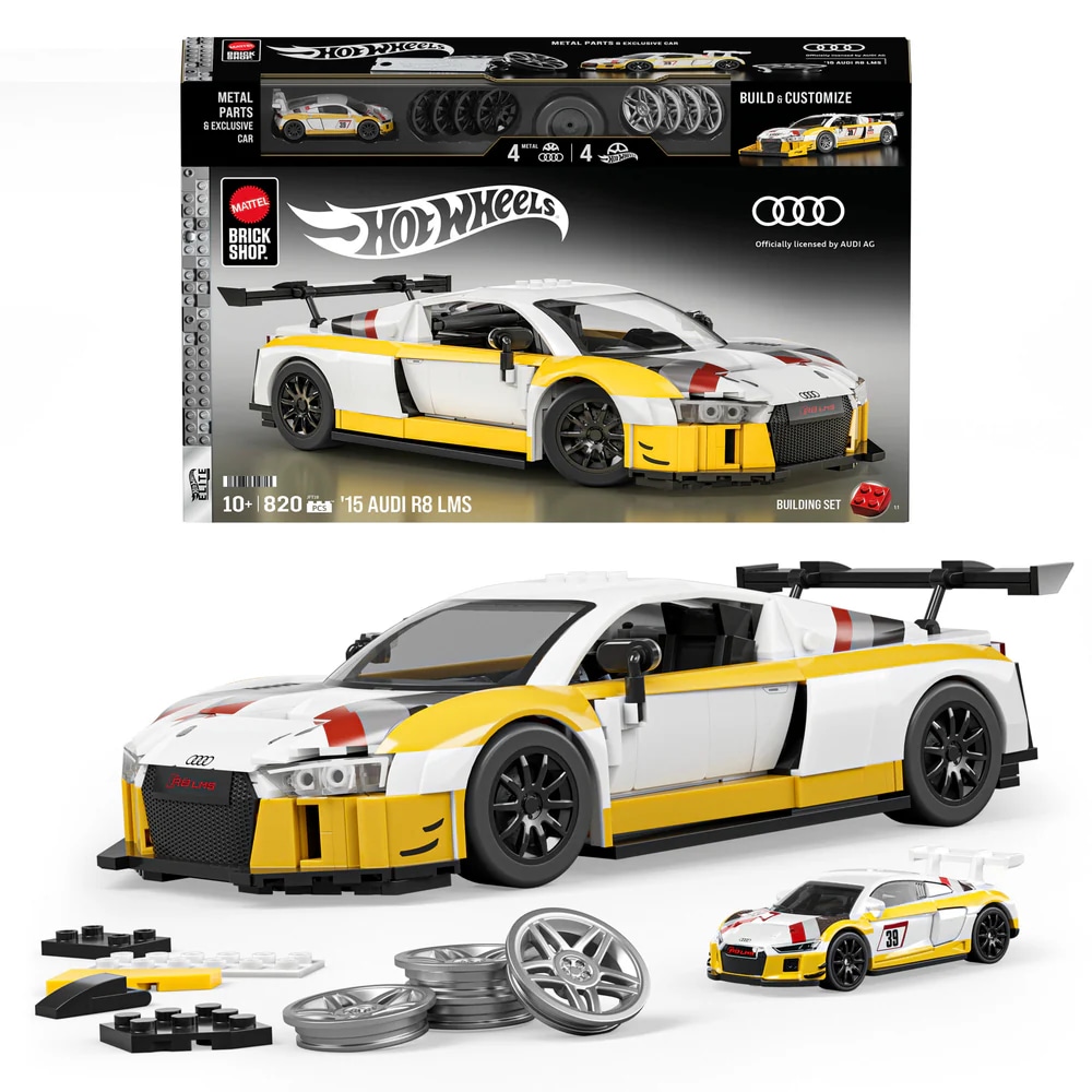 MATTEL HOT WHEELS BRICK SHOP AUDI R8 ELITE - Akcija v trgovini Mueller