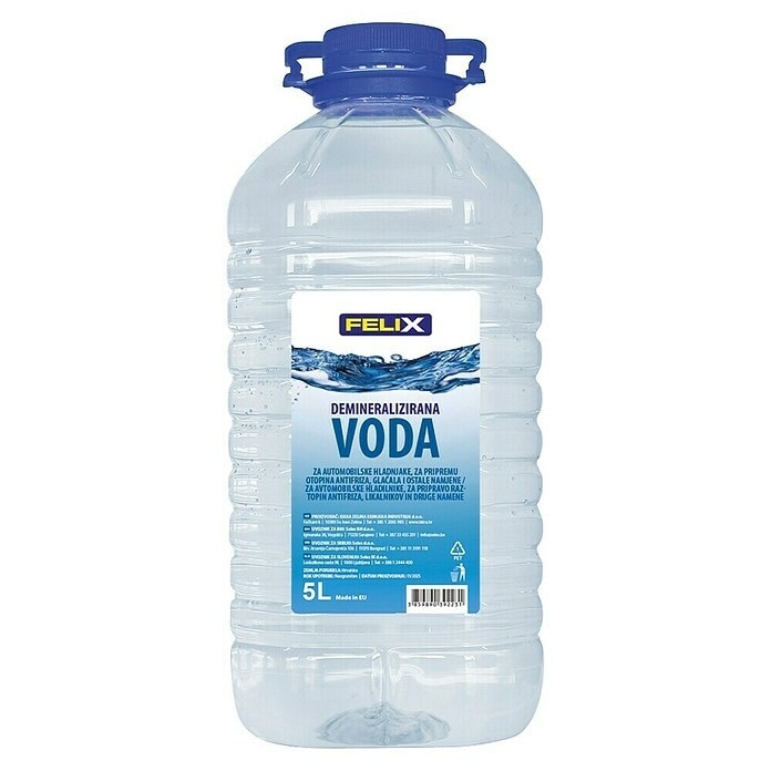 Demineralizirana voda 5 l Felix - Akcija v trgovini Bauhaus