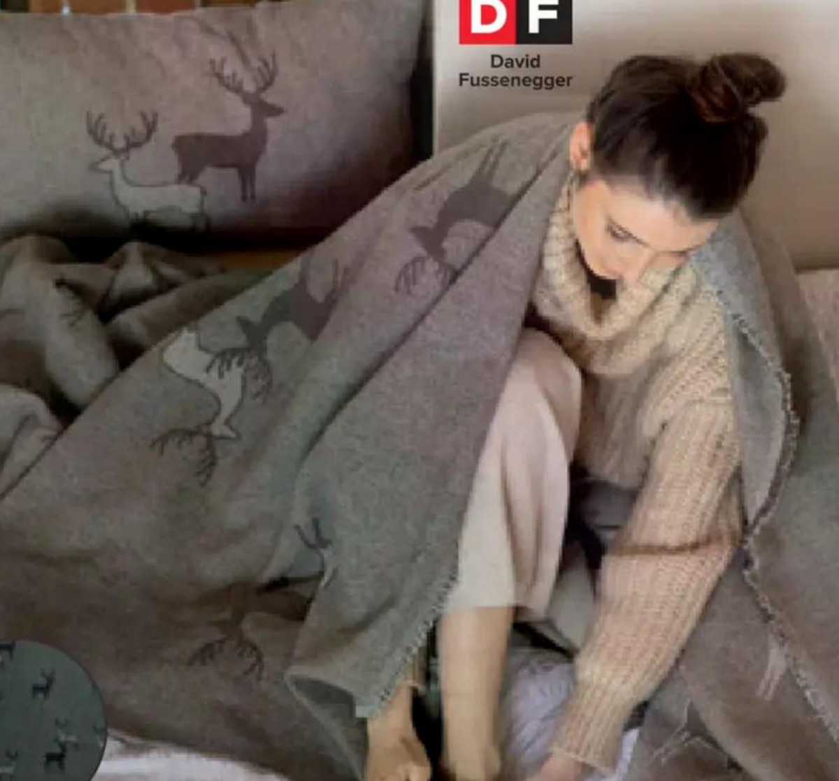 David Fussenegger Odeja iz flanele - Akcija v trgovini Rutar