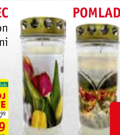 Pomladna sveča - Akcija v trgovini Jager