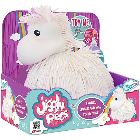 Jiggly Pets Interaktivni migajoči samorog ali kužek - Akcija v trgovini Baby Center