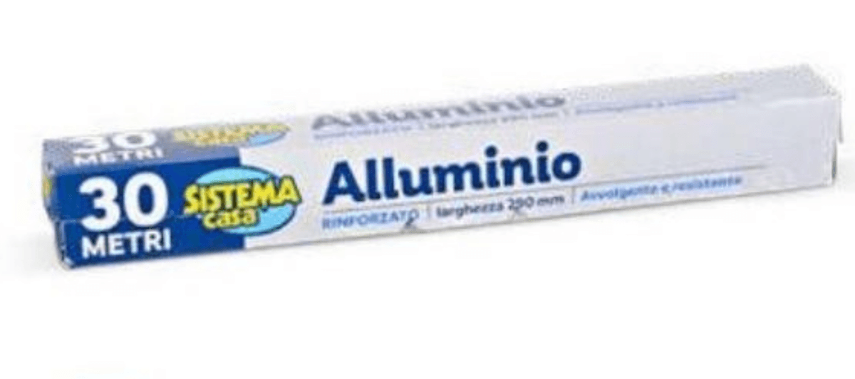 Aluminijasta folija Sistema Casa 30 m - Akcija v trgovini Eurospin