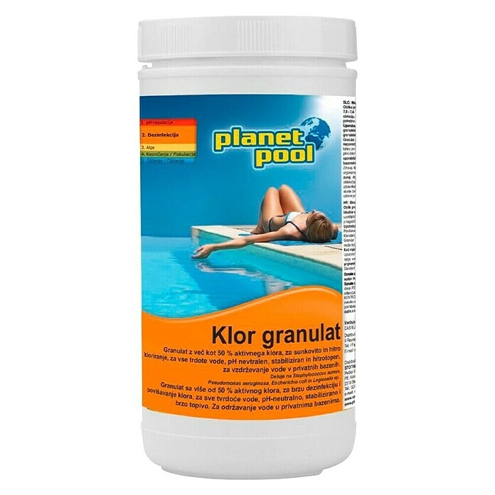 Klor granulat 'Chemclor' 5 kg planet pool - Akcija v trgovini Bauhaus