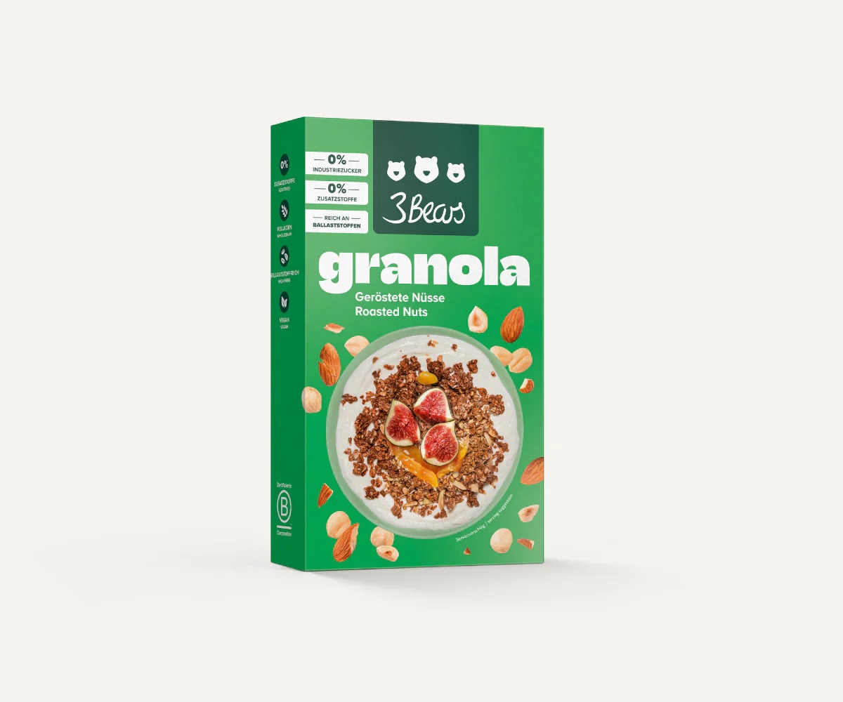 3Bears X Sarah Harrison granola 325 g - Akcija v trgovini Mueller