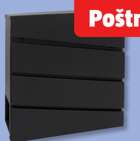 'Tokyo' poštni nabiralnik - Akcija v trgovini Bauhaus