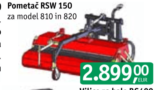 Pometač RSW 150 - Akcija v trgovini Jager