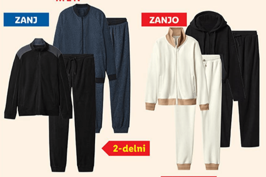 Esmara/Esmara Men trenirka iz flisa Akcija v trgovini Lidl