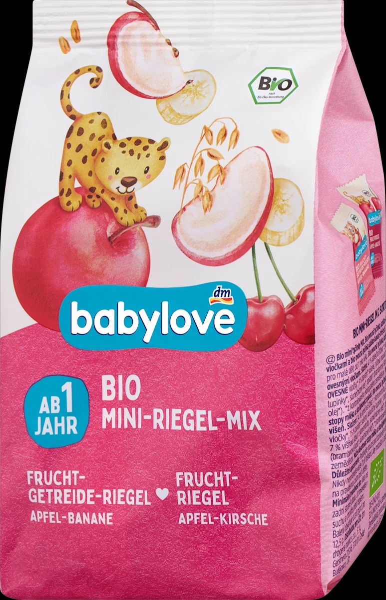 babylove bio mini sadne in sadno-žitne rezine 8x12,5 g - Akcija v trgovini Dm