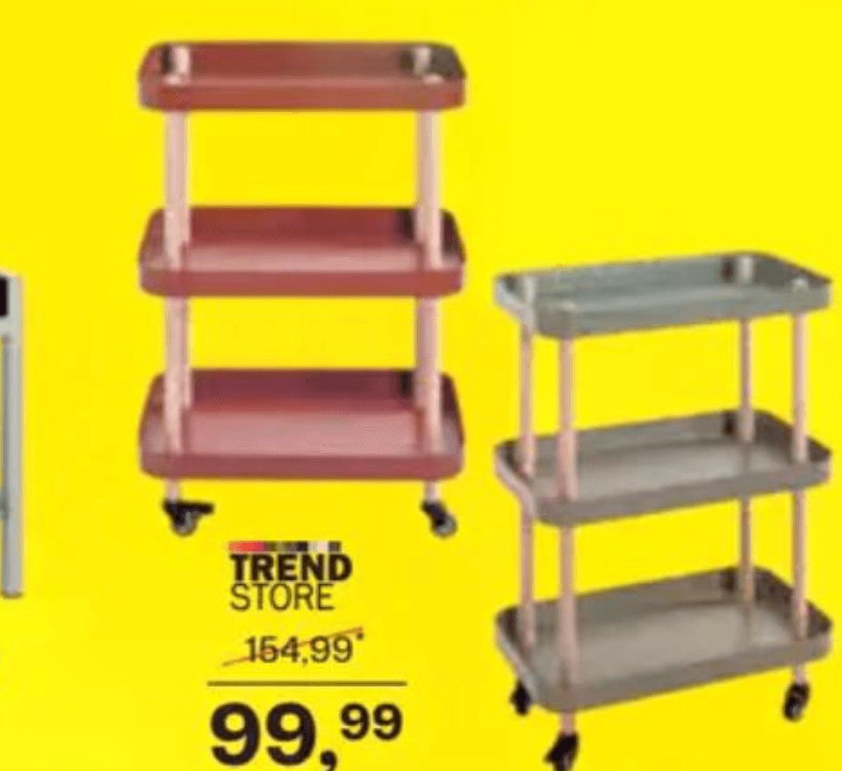 Kuhinjski voziček - Akcija v trgovini Rutar