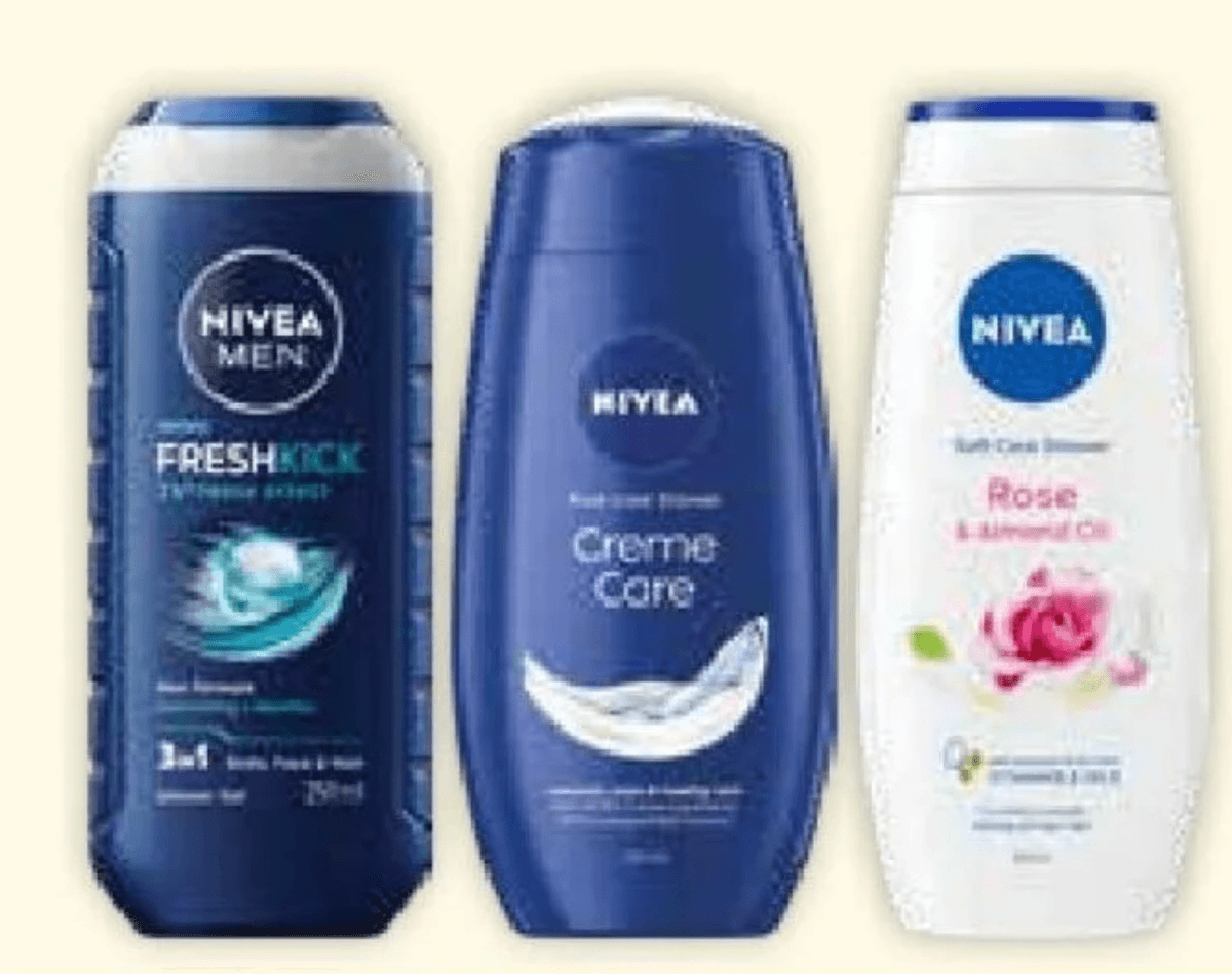 Nivea Gel za prhanje 250 ml - Akcija v trgovini Tuš