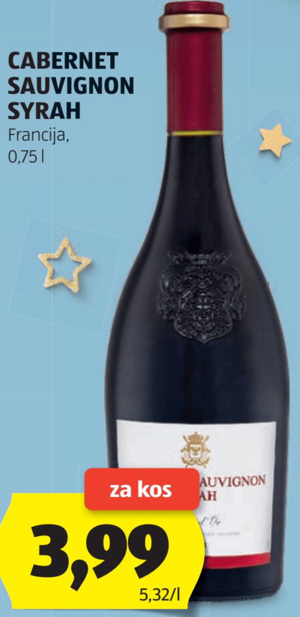 Cabernet Sauvignon Syrah 0.75 l - Akcija v trgovini Hofer