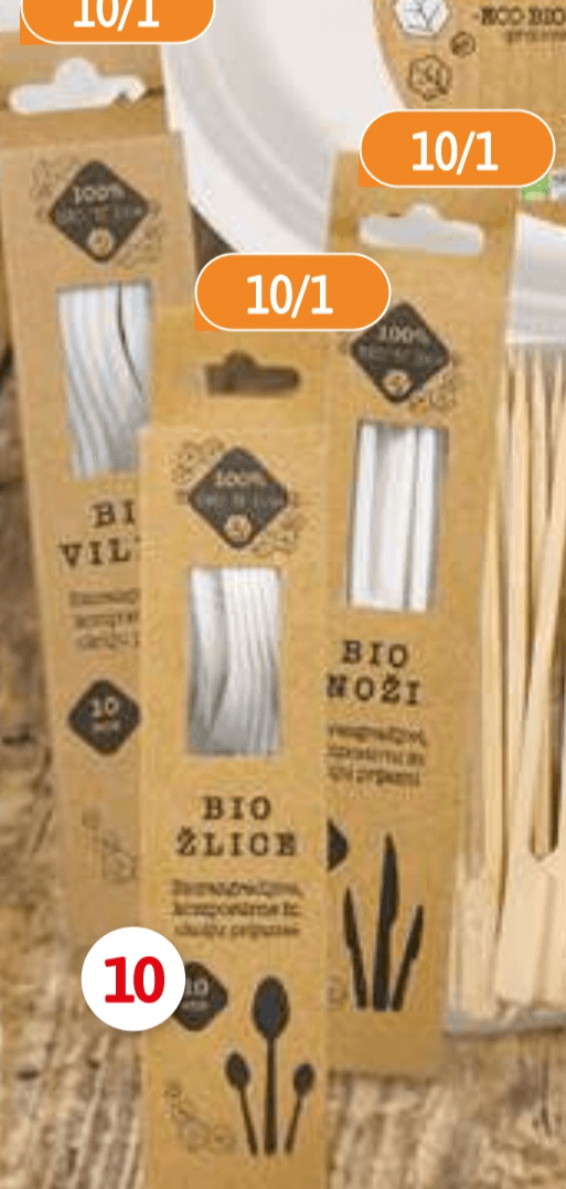 Set vilic, žlic ali nožev 10/1 - Akcija v trgovini E.Leclerc