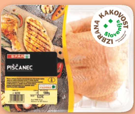 Celi piščanec 1 kg SPAR - Akcija v trgovini Spar