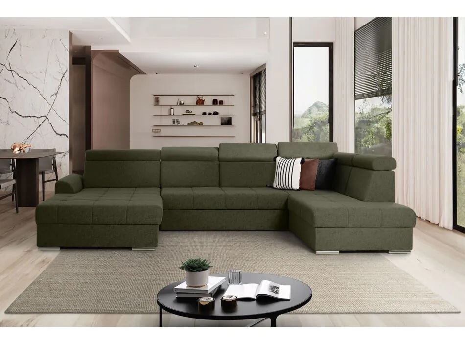 Kotna sedežna garnitura Cubino XL 190x370x210 cm Akcija v trgovini Harvey Norman