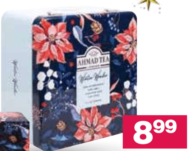 Čaj Ahmad sezonska selekcija 80 g Ahmad Tea - Akcija v trgovini Mercator