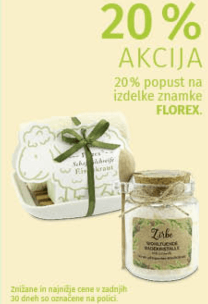 Florex darilni set - Akcija v trgovini Mueller