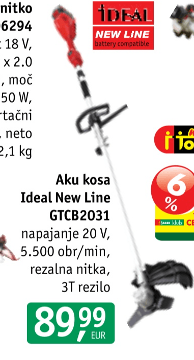 Aku kosa Ideal New Line GTCB2031 - Akcija v trgovini Jager