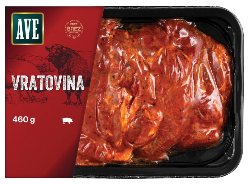 Marinirana svinjska vratovina Ave Grill 460 g - Akcija v trgovini Mercator