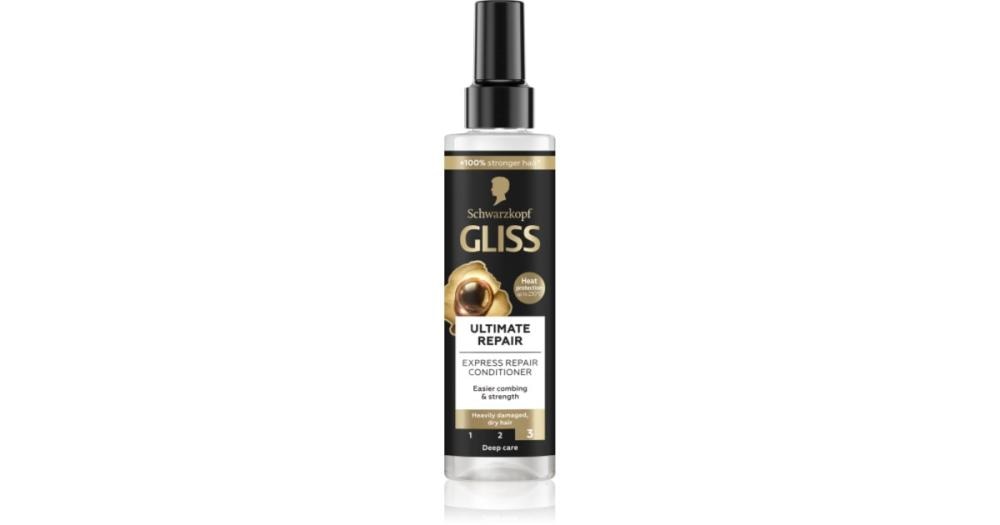 Schwarzkopf Gliss Ultimate Repair balzam za lase v spreju 200 ml - Akcija v trgovini Dm