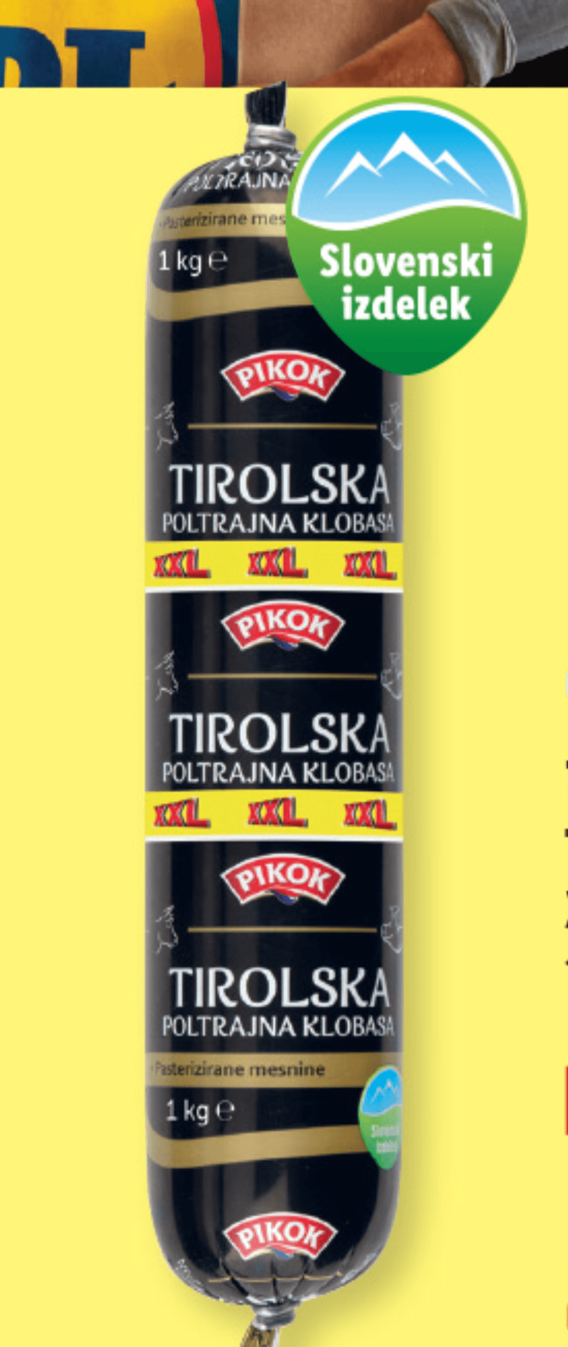 Pikok Tirolska klobasa 1 kg - Akcija v trgovini Lidl