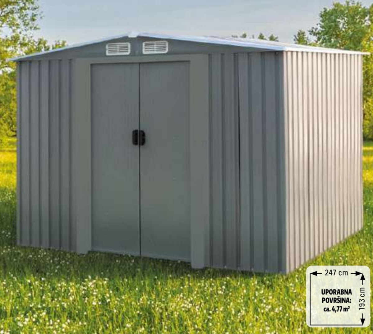 Kovinska vrtna uta - Akcija v trgovini E.Leclerc