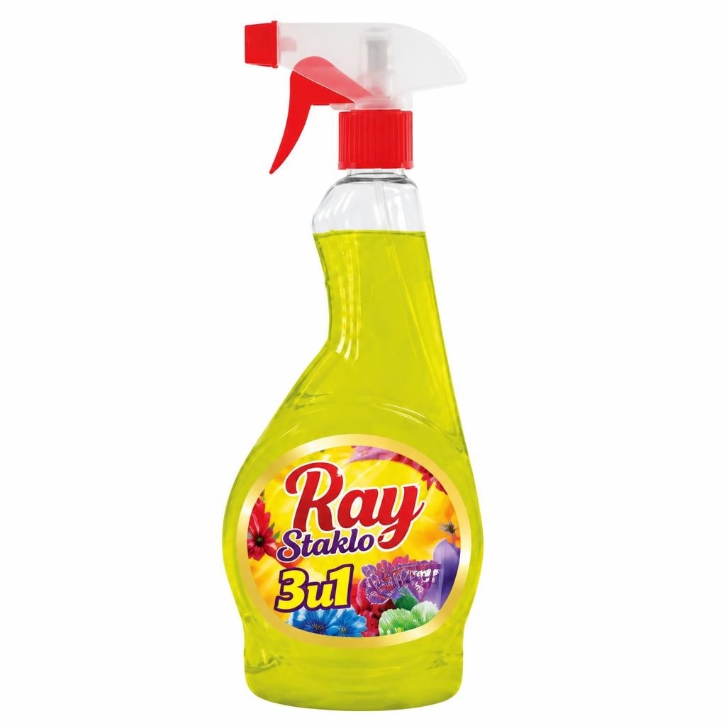 Čistilo za steklo Ray 3v1 750 ml - Akcija v trgovini Tuš