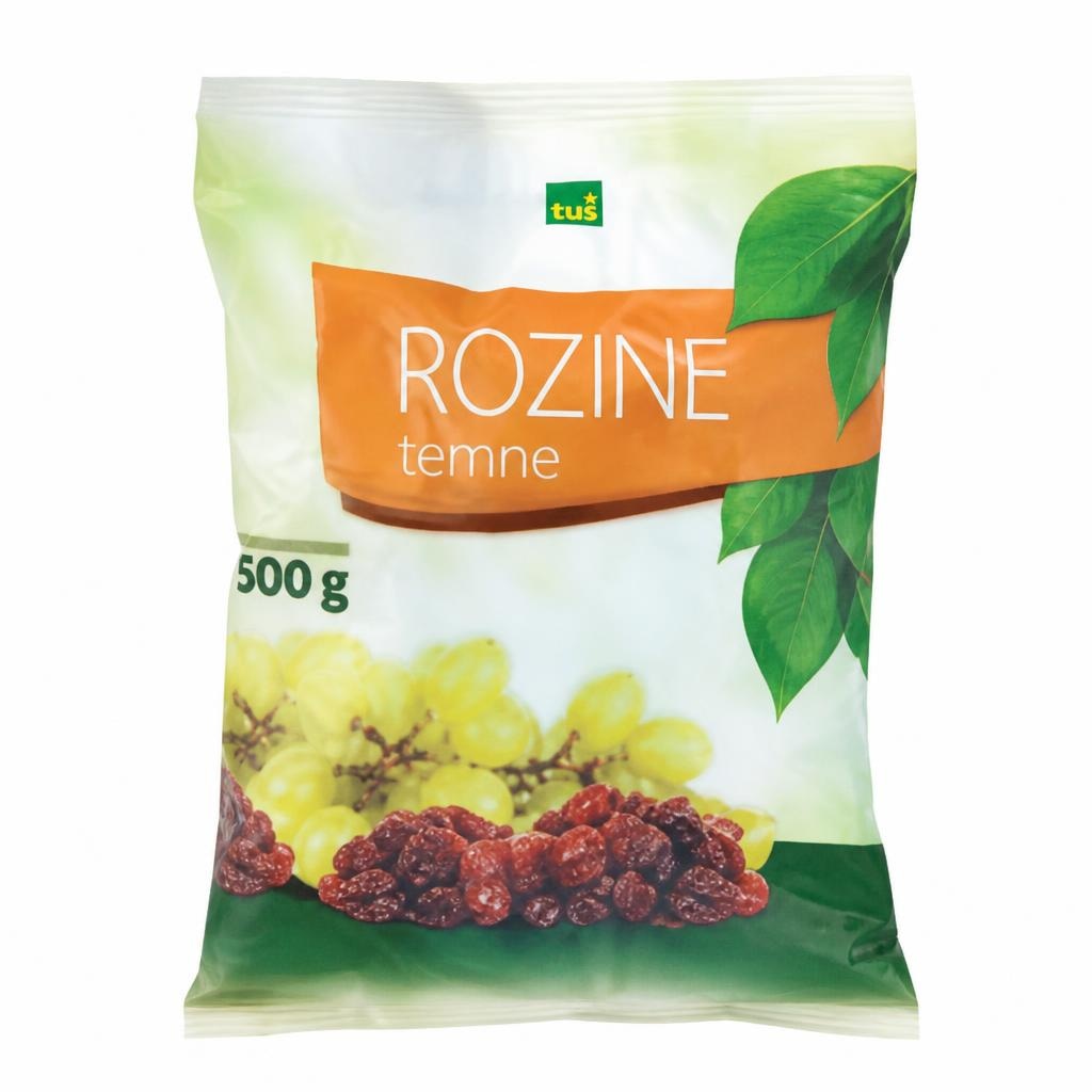 Rozine 500 g Tuš Akcija v trgovini Tuš