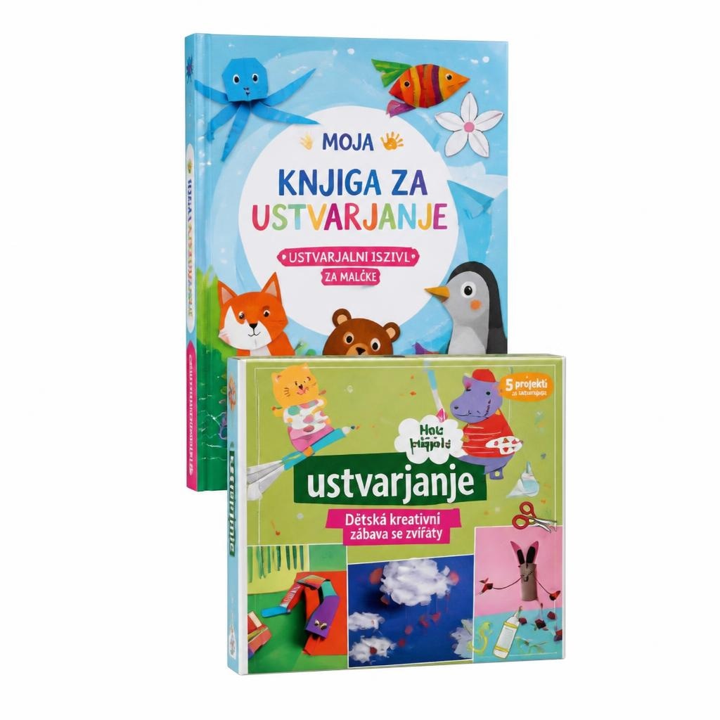 Ustvarjalni set za otroke 15 barvnih papirjev za izrezovanje Akcija v trgovini Hofer