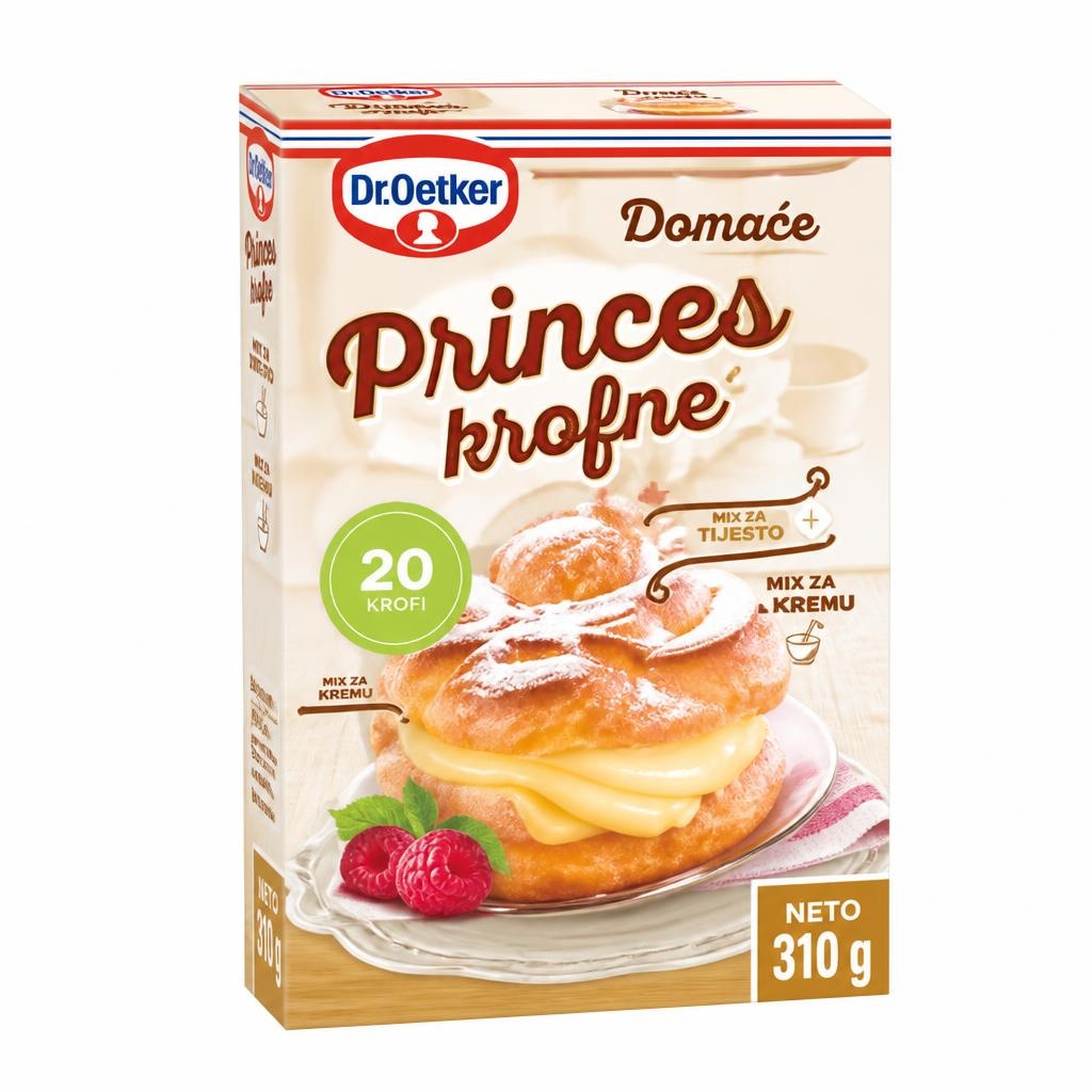 Dr. Oetker Princes krofi 310 g Akcija v trgovini Tuš